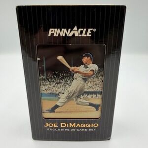 1993 Pinnacle Joe DiMaggio Exclusive 30 Card Set Limited Edition Tin COA Lens